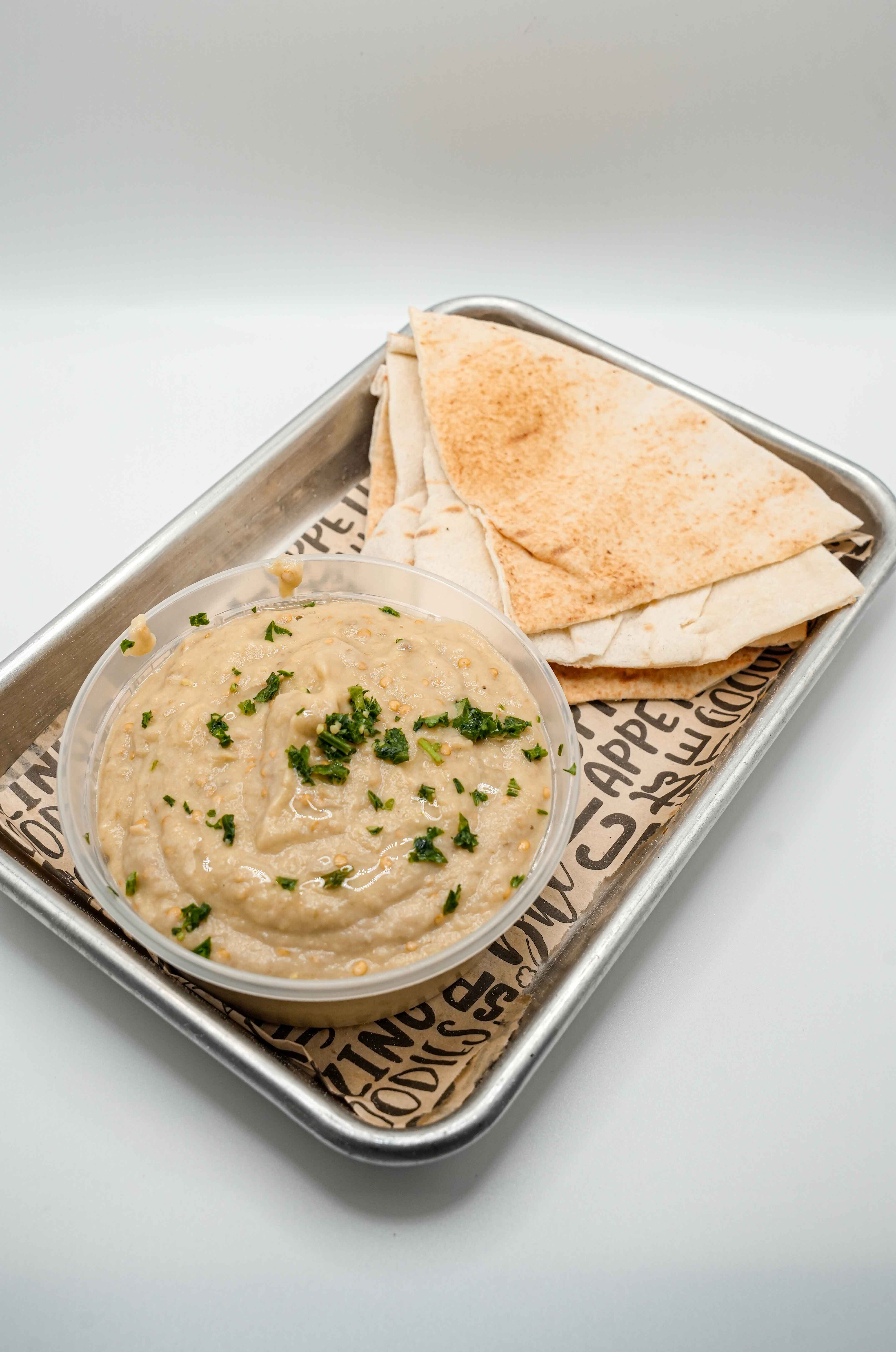Baba Ghanoush with pita